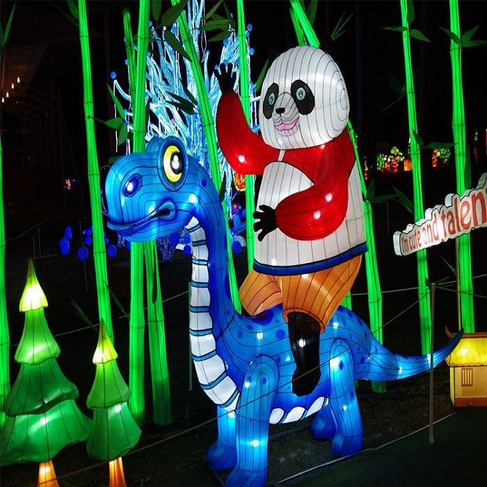 Chinese Festival Panda Animal Lantern