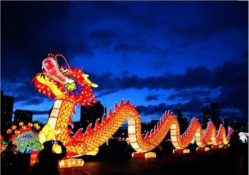 مهرجان الفوانيس مهرجان فوانيس الحرير الصيني عالي الجودة لتزيين المناسبات في الهواء الطلق